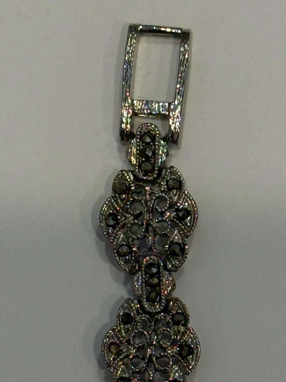 Vintage Marcasite Quartz Watch